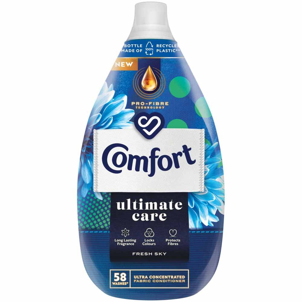 Comfort Fresh Sky Ultra Concentrated Fabric Conditioner 58 Wash 870ml