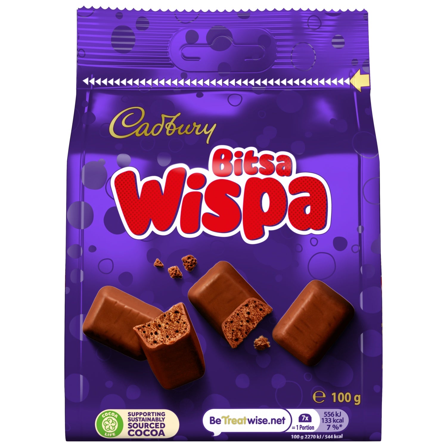 Cadbury Bitsa Wispa 100g