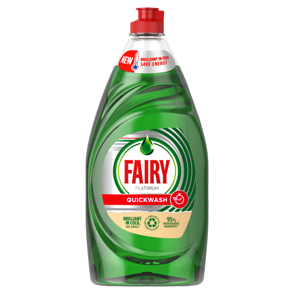 Fairy Washing Up Liquid Platinum Quickwash Original 820ml