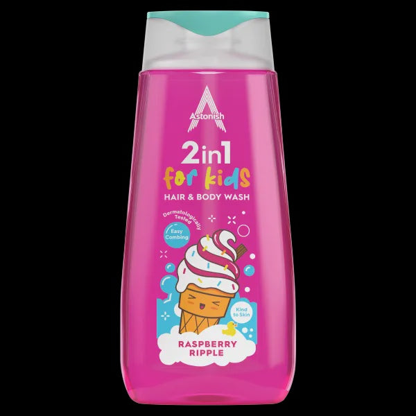 Astonish Raspberry Ripple Hair & Body Wash 400ml