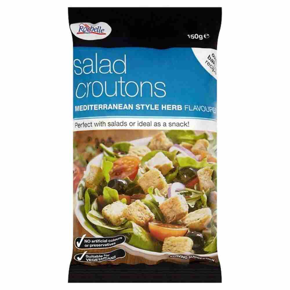 Rochelle Salad Croutons - Mediterranean Herb Flavour 150g