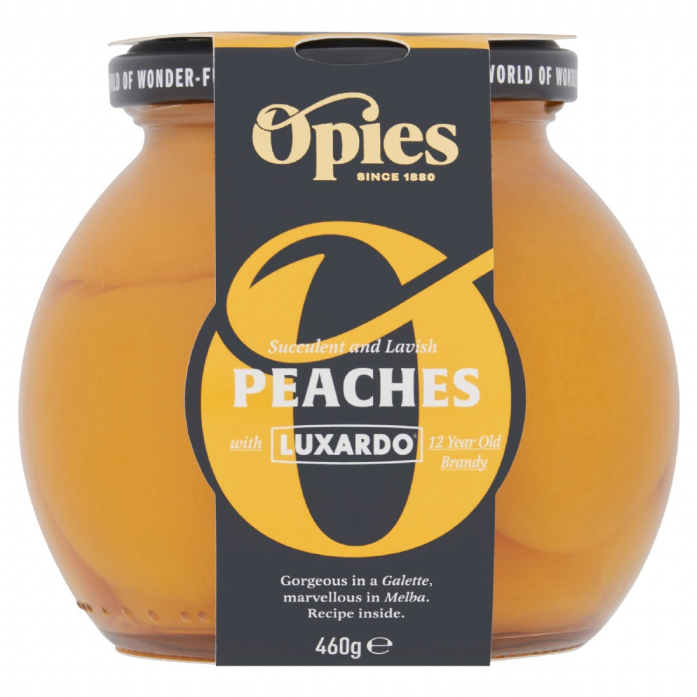 OPIES Peaches with Luxardo Brandy 460g