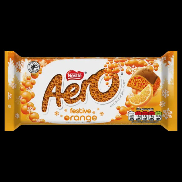 Aero Orange Chocolate Christmas Bar 90g