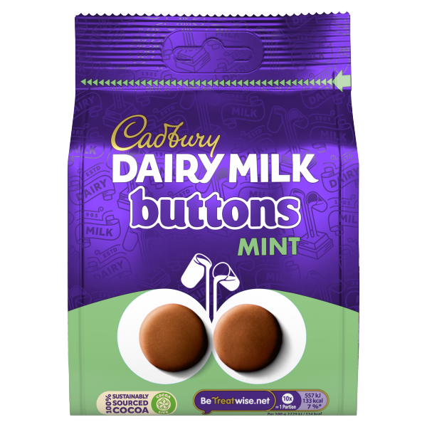 Cadbury Dairy Milk Buttons Mint 110g