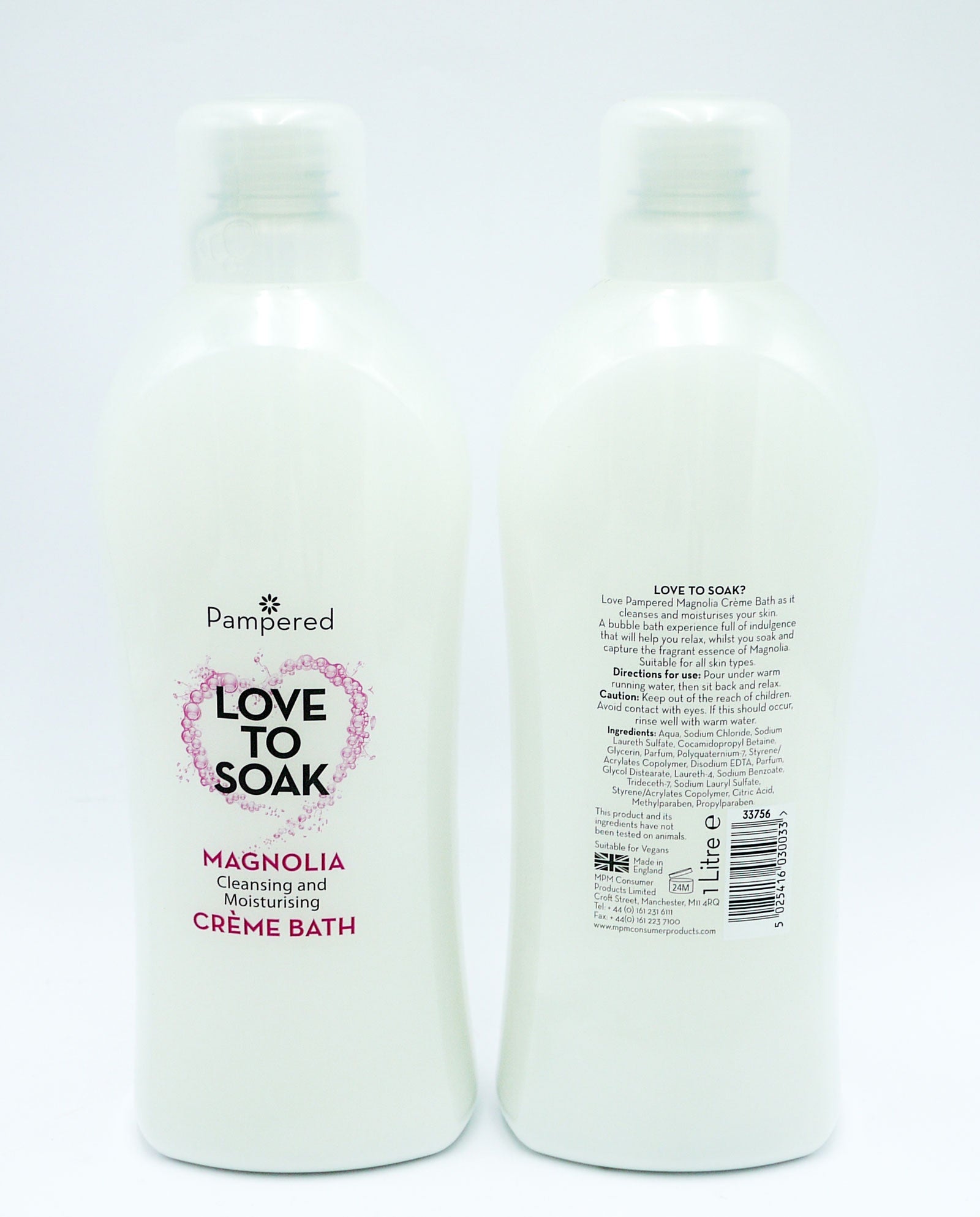 Pampered Creme Bath Magnolia 1L