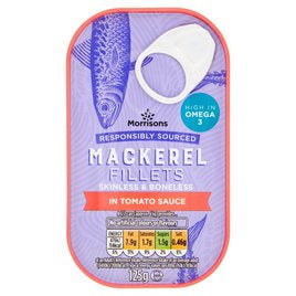 M Mackerel Fillets In Tomato Sauce 125g