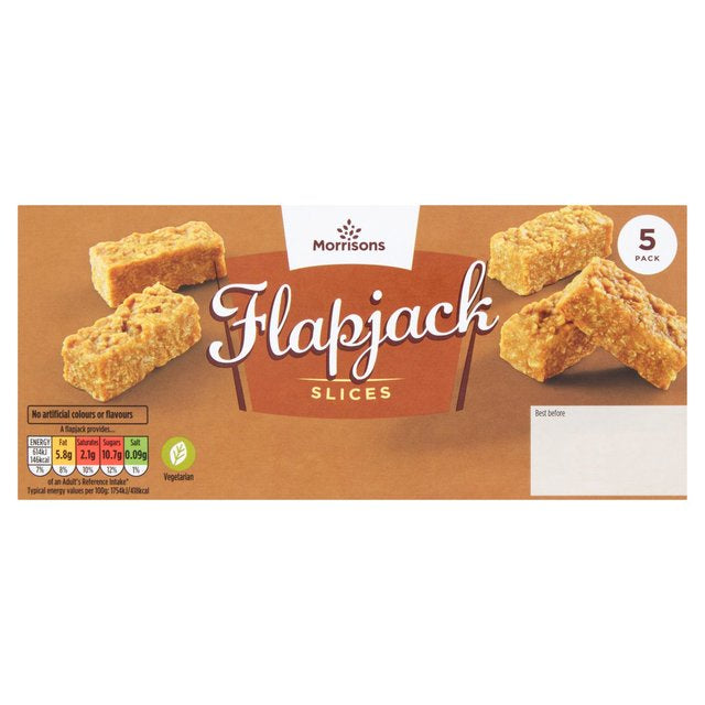 Morrisons 5 Flapjack Cake Bars