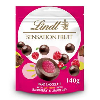 LINDT Sensation Fruit - Dark Choc Soft Fruity Centre 150g