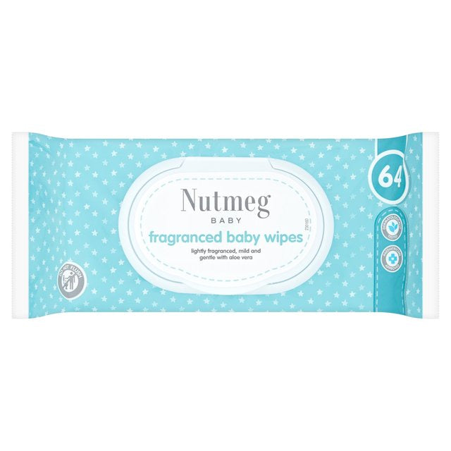 Nutmeg Fragranced Baby Wipes 60pk [943]
