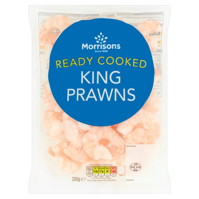 Morrisons Frozen Peeled & Cooked King Prawns 200g
