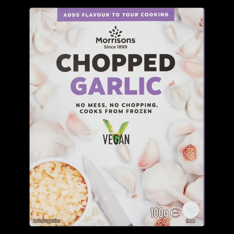 Morrisons Chopped Garlic 100g