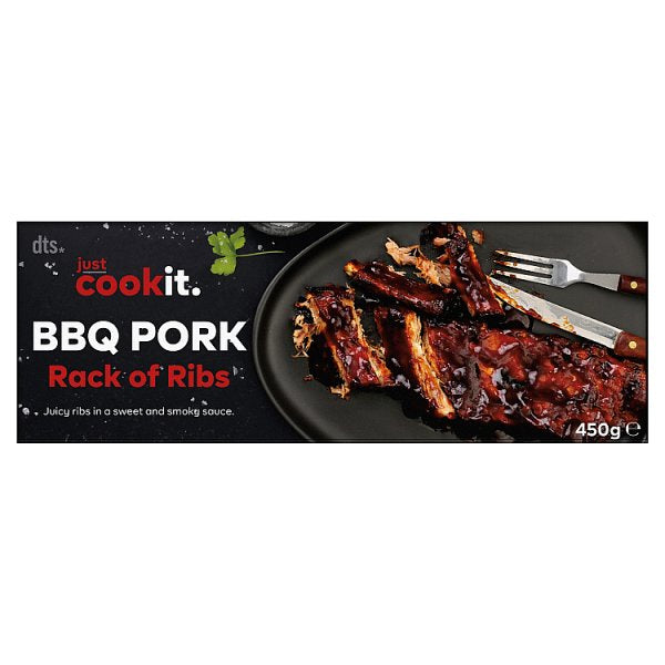 Just Cookit BBQ Pork Rack of Ribs 450g