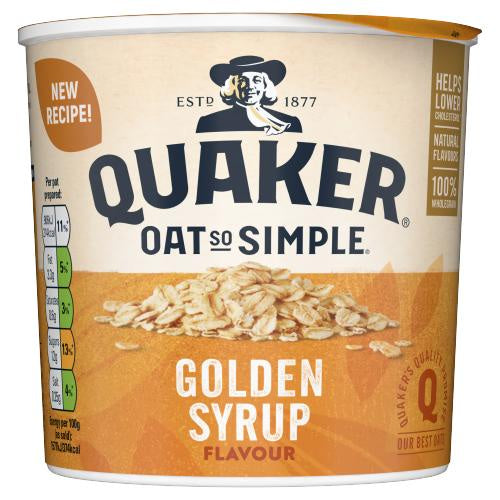 Quaker Oats Oat So Simple Golden Syrup 57g