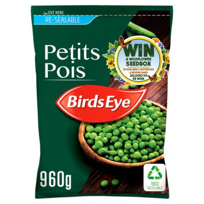 Birds Eye Petits Pois Peas Veggies 960g