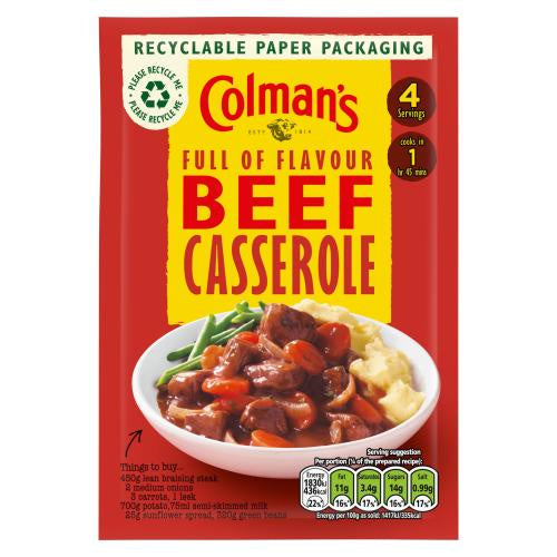 Colmans Beef Casserole Mix 40g