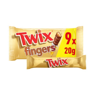 Twix Biscuit Single Finger 9 x 20g