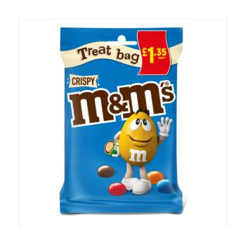 M&Ms Crispy Treat Bag 77g