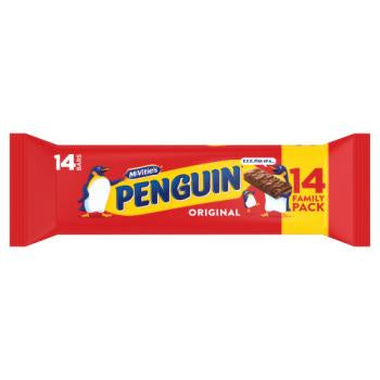 Mc Vities 14 Penguin Milk Chocolate Biscuit Bars