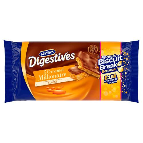 McVities 5 Digestives Caramel Slices 109.9g