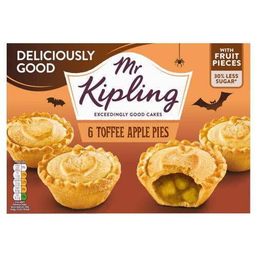 Mr Kipling Deliciously Good Toffee Apple Pies 6pk