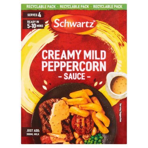 Schwartz Packet Sauce Mix Creamy Mild Peppercorn Sauce