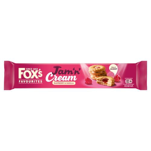 Foxs Jam Cream Rings 150g