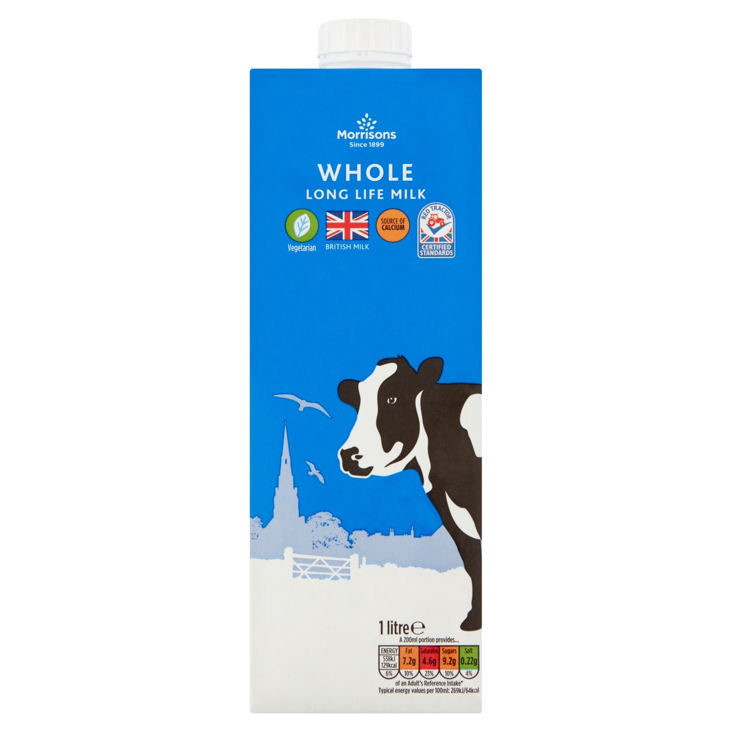 M British Whole UHT Milk 1L