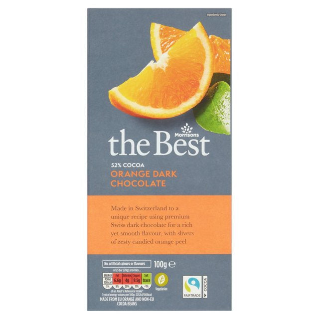 M The Best 52% Chocolate Italian Orange Dark Chocolate 100g