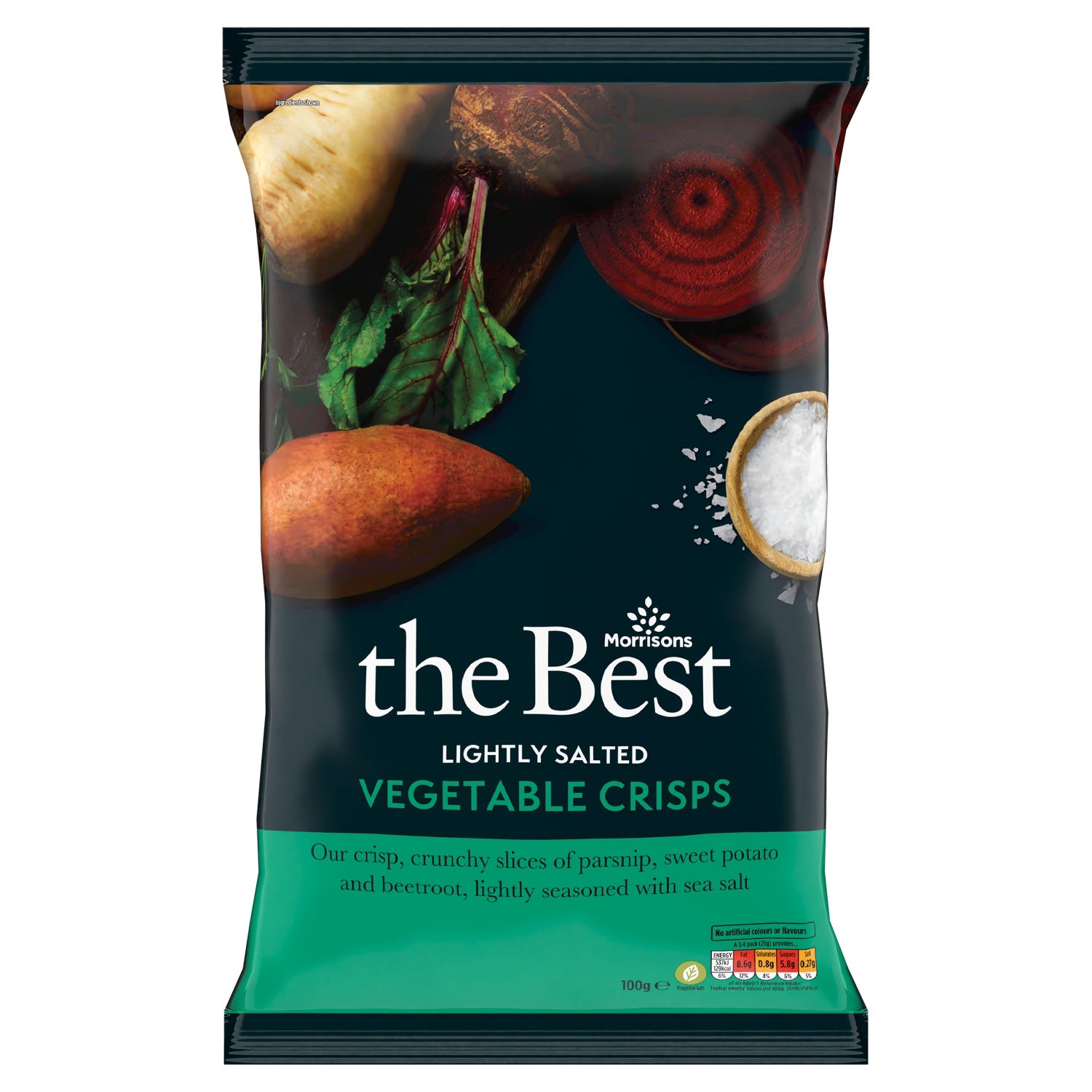 M The Best Lightly Salted Vegetable Crisps 100g