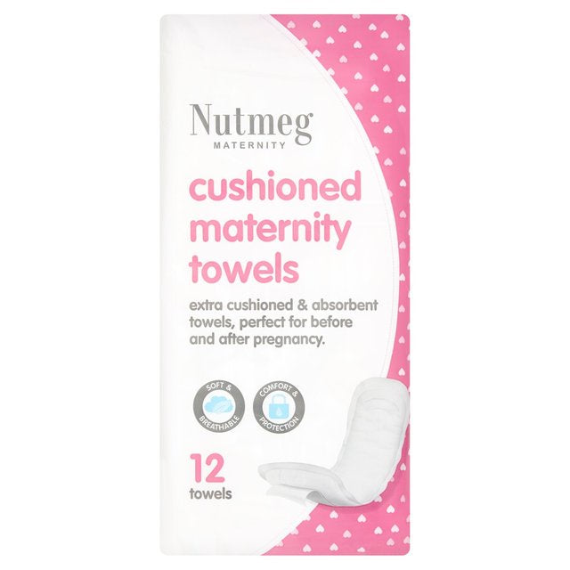 Nutmeg Maternity Towels 12pk