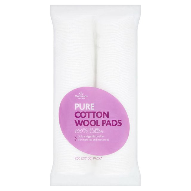 Nutmeg 100% Cotton Pure Wool Pads 200pk [886]