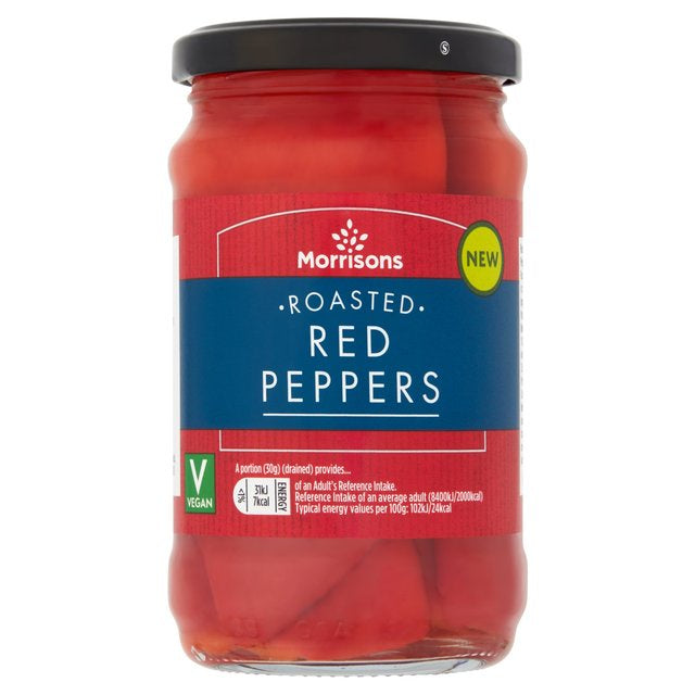 Morrisons Roasted Red Peppers 295g