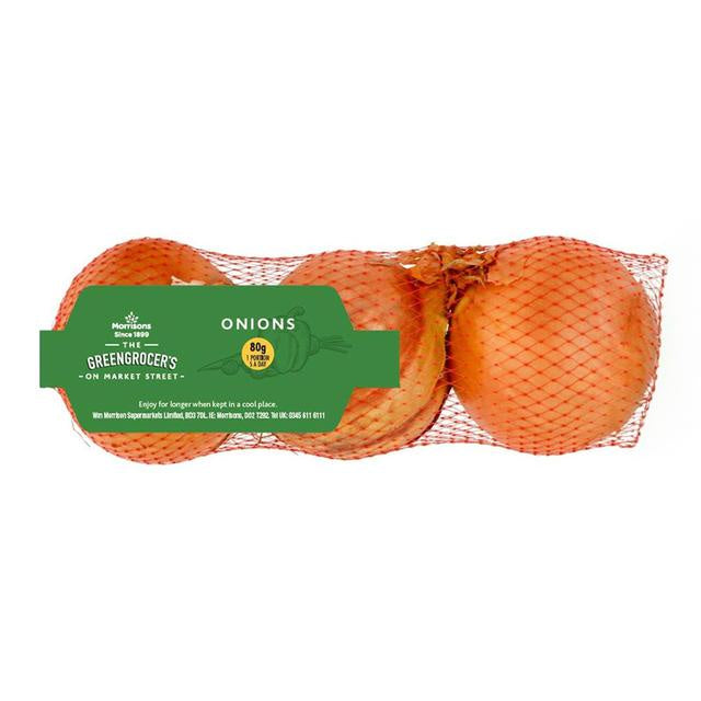 Morrisons Onions 3pk