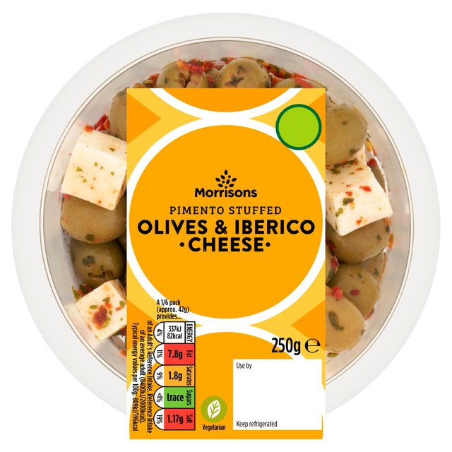 Morrisons Pimento Stuffed Olives with Iberico 250g