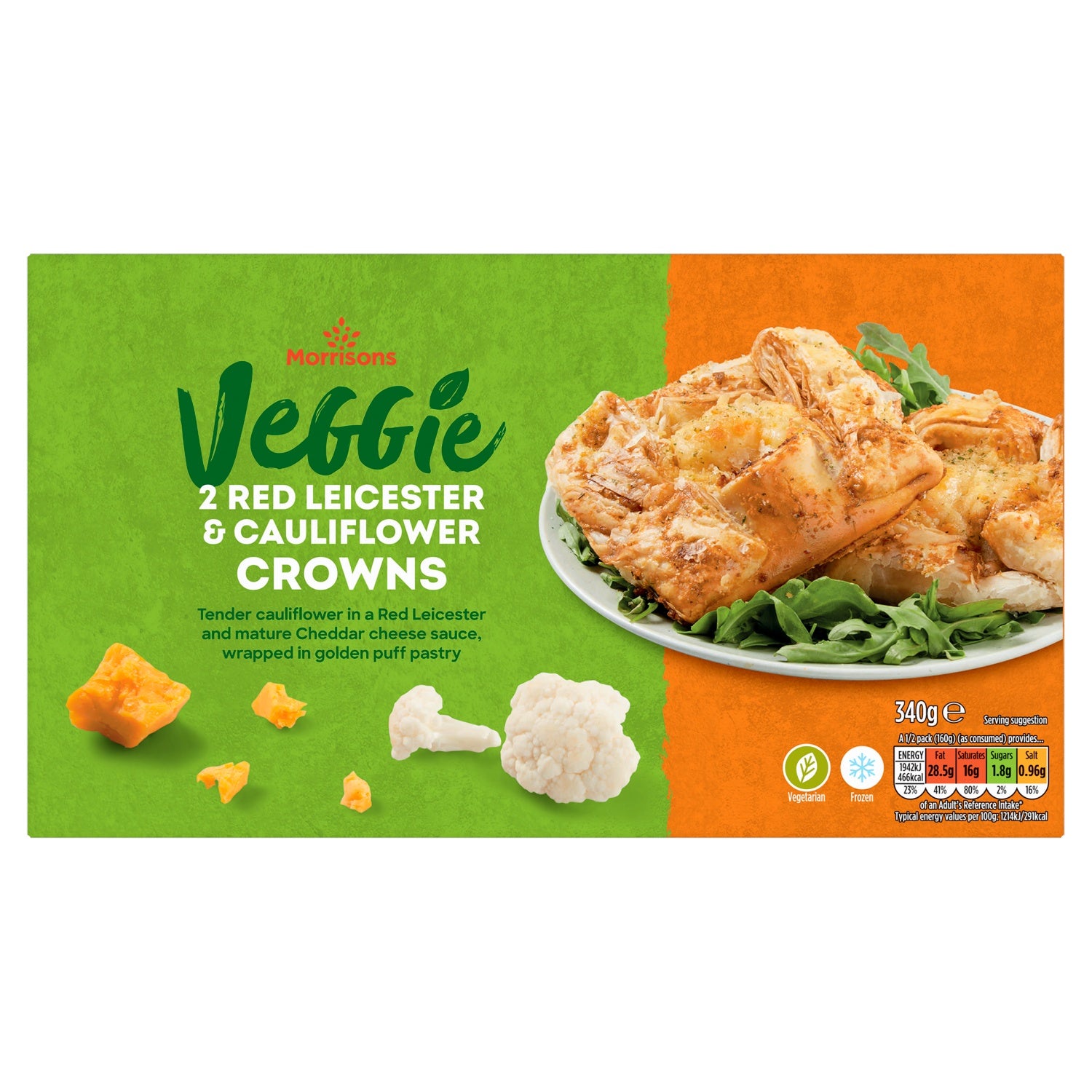 Morrisons Two Cauliflower Cheese Crowns 340g