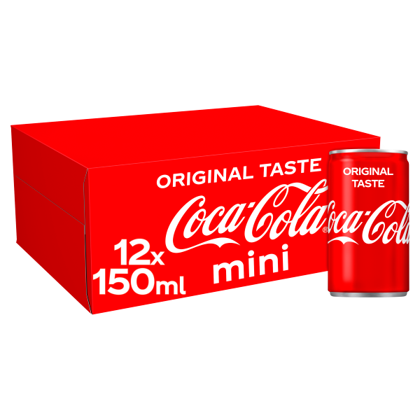 Coca Cola Regular Mini Cans 12x150ml