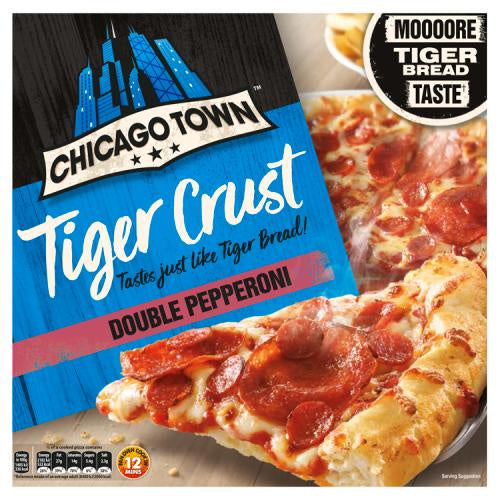 Chicago Town Pizza Kitchen Tiger Crust Double Pepperoni 320g