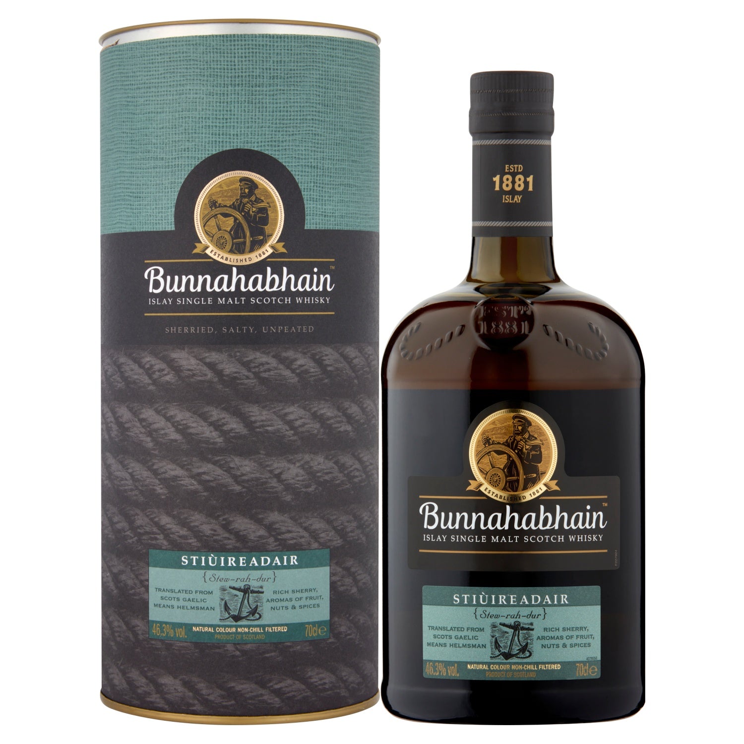 Bunnahabhain Stiuireadair Single Malt Whisky 70cl 46.3%