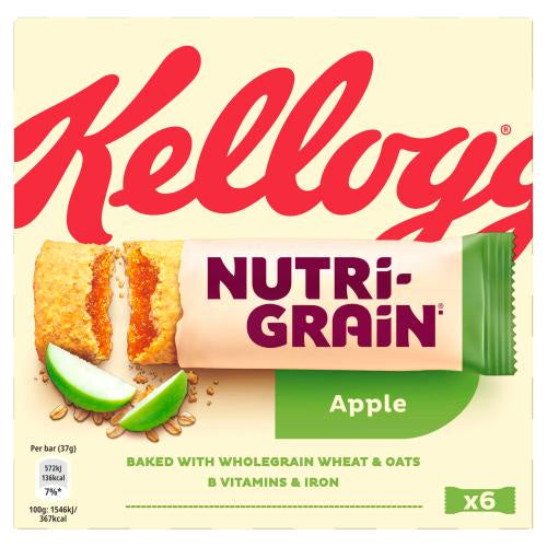Nutri Grain Apple 6 x 37g