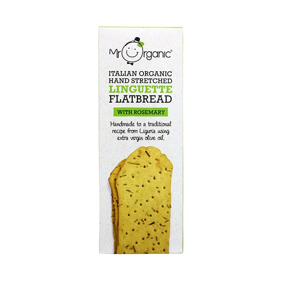 Mr Organic Linguette Flatbread Rosemary 150g