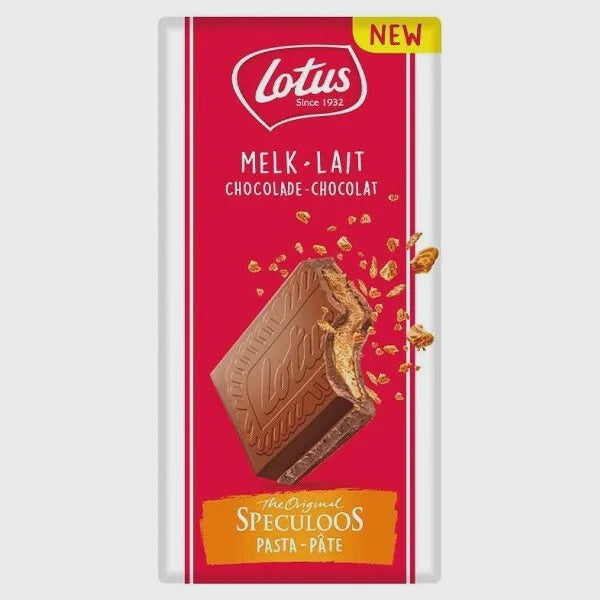 Lotus Biscoff Milk Chocolate With Biscoff Cream 180g