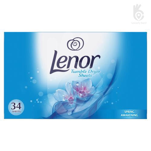 Lenor Tumble Dryer Sheets Spring Awakening 34pk