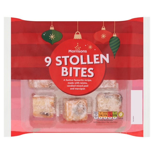 Morrisons Stollen Bites 9 pack 164g