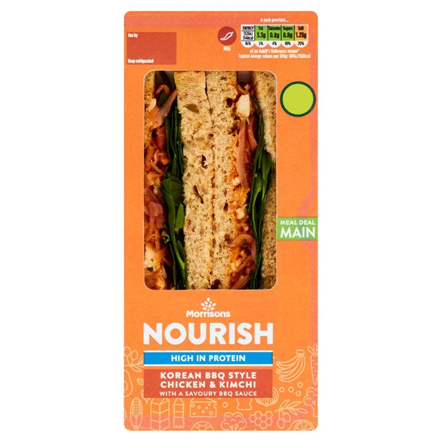 Morrisons Nourish Korean Chicken Sandwich 192g