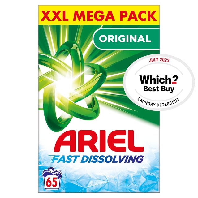 Ariel Washing Powder Original 65 Washes 3.9kg