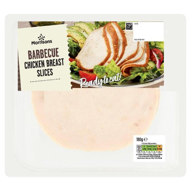 Morrisons Ready To Eat BBQ Chicken Slices 180g