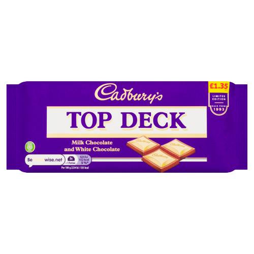 Cadbury Dairy Milk Top Deck Bar 95gPM£1.35