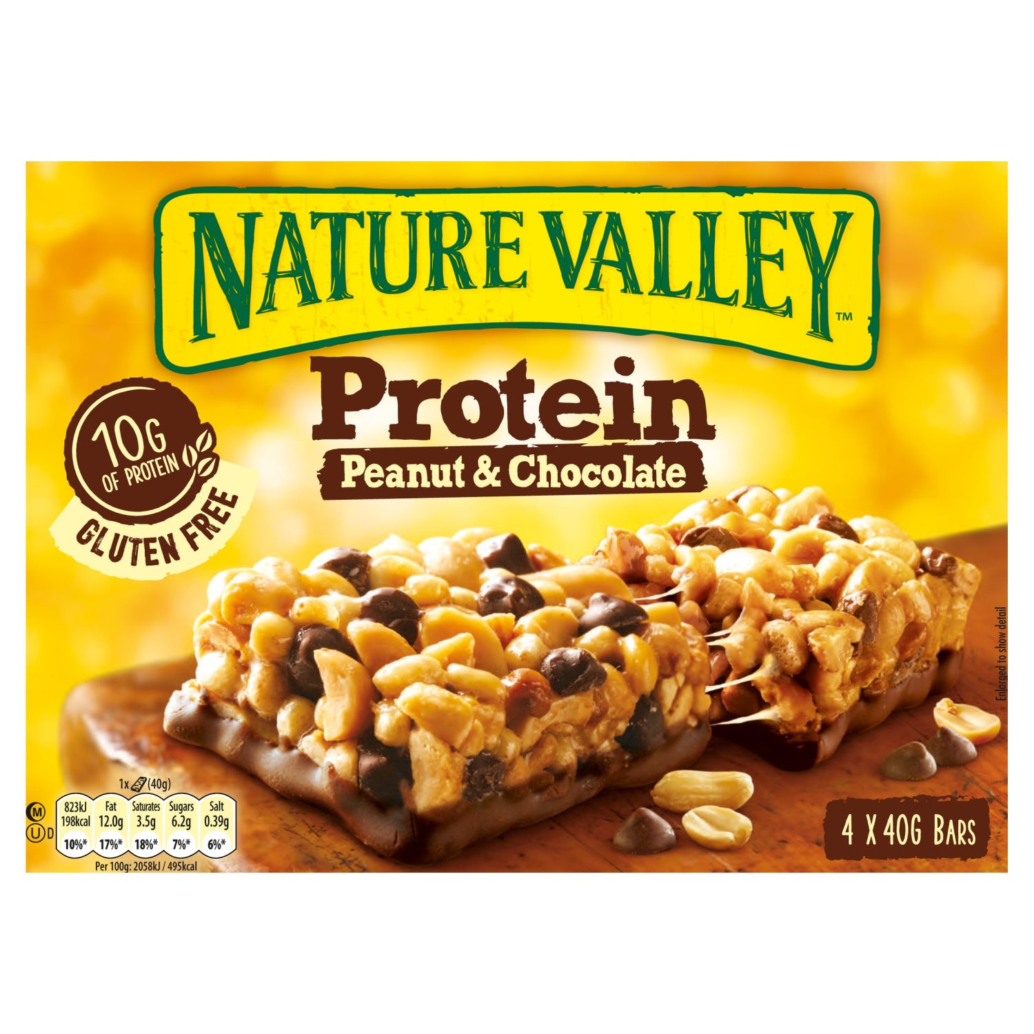 Nature Valley Protein Peanut & Chocolate Bar 4 x 40g
