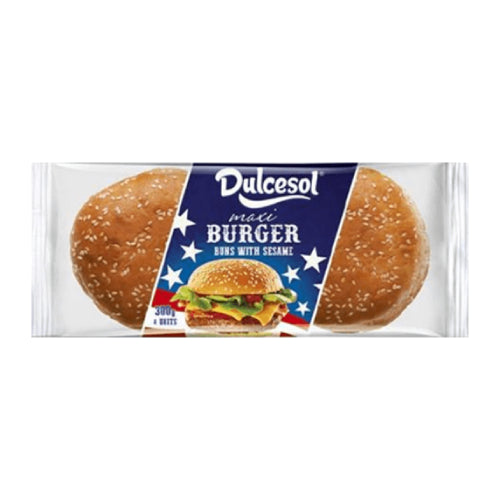 Dulcesol Mega Burger Buns 4 Pack