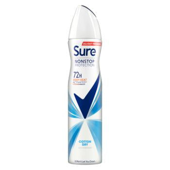 Sure Nonstop Cotton Dry 250ml